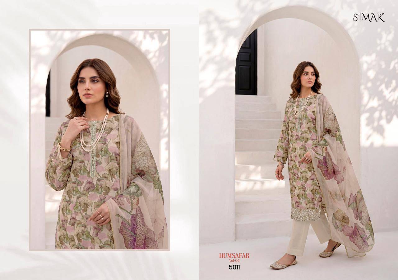 Humsafar Vol 05 By Glossy 5009 To 5013 Series Beautiful Colourful Viscose Dresses At Wholesale Price